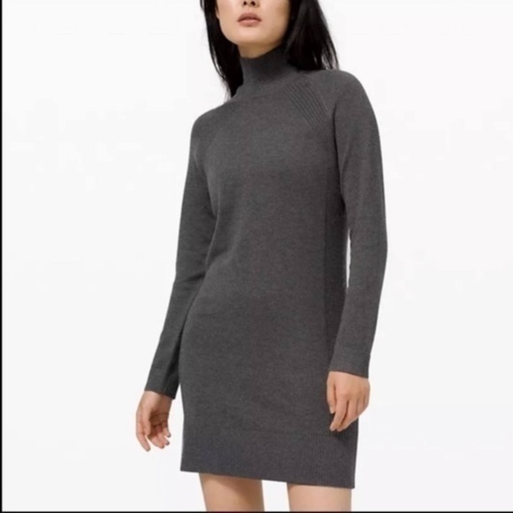 Lululemon Keep it Cozy Dress Graphite Grey - Picture 1 of 8